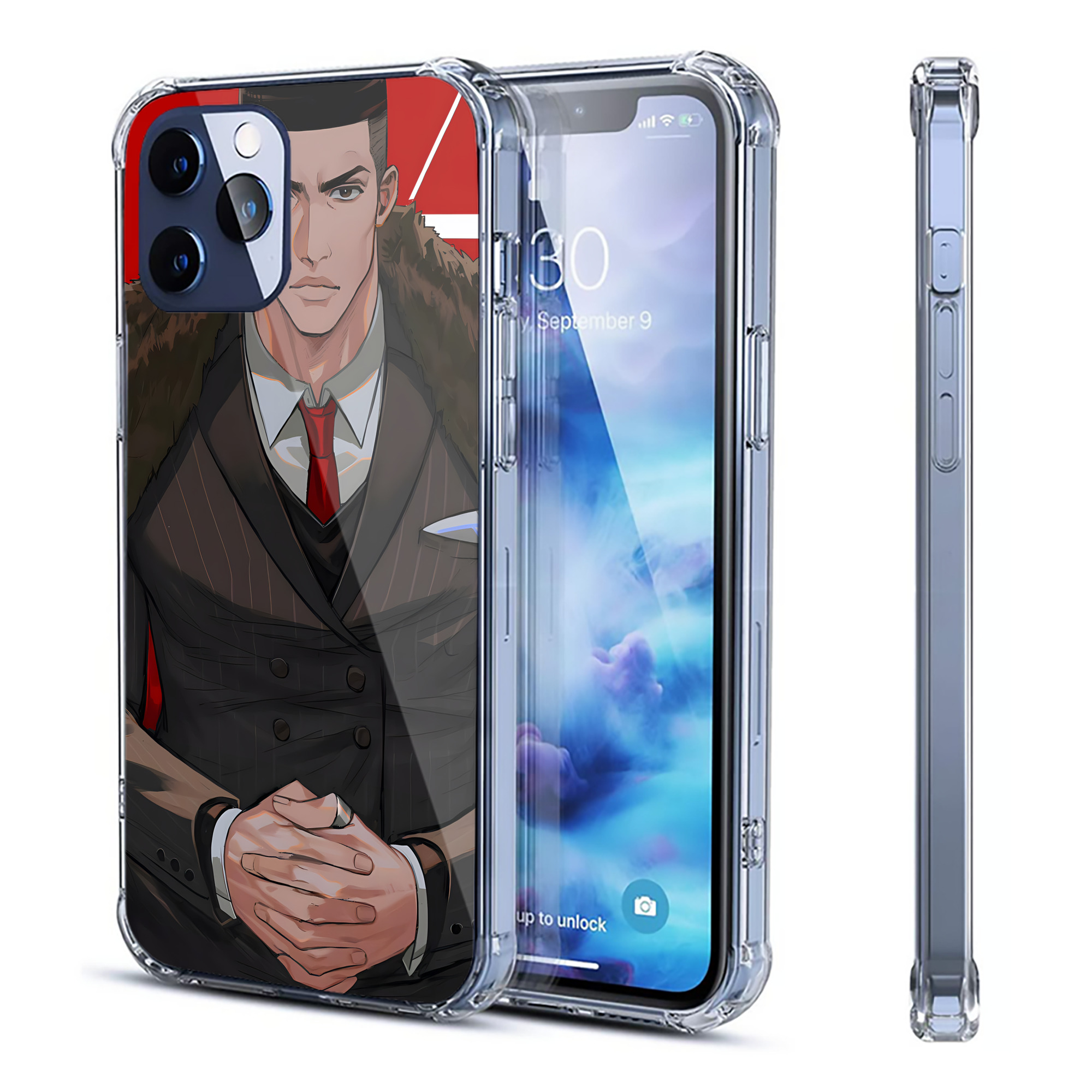 （画像用） SLAM DUNK／スラムダンク 【iPhone 12シリーズ対応】透明スマホケース（クリアソフトケース）